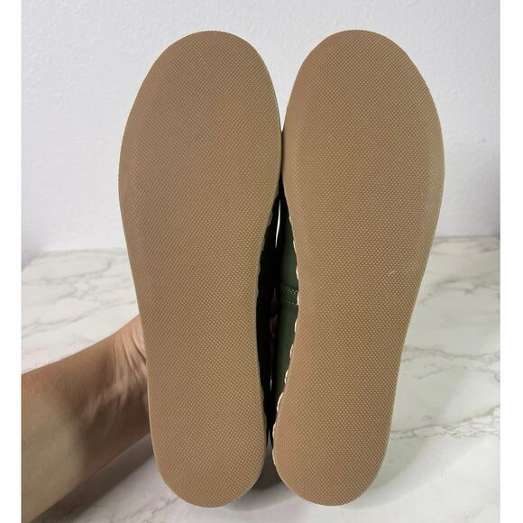 Sabah Denali Green Leather Slip On Loafers 38 - Picture 10 of 10